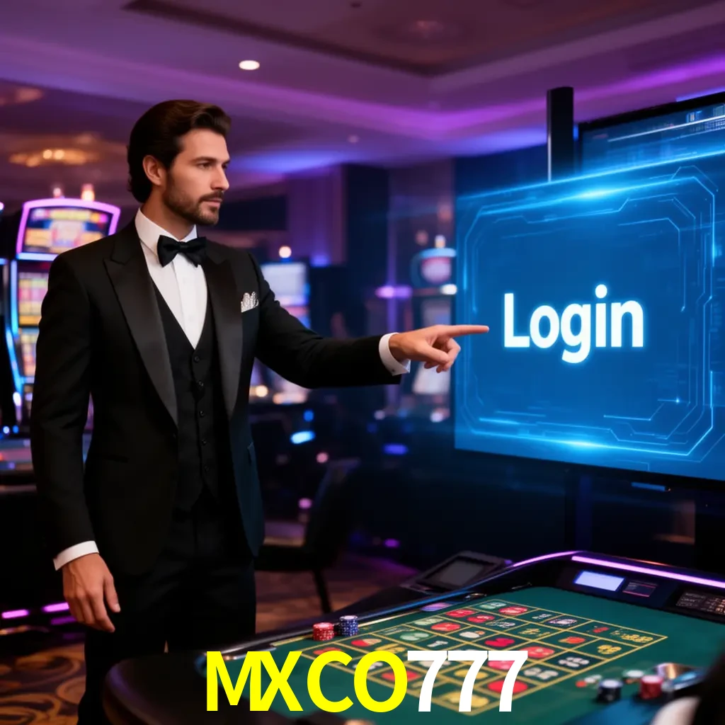 MXCO777 Login - OTP, cuenta y soporte Pantalla MXCO777 Login con OTP, contraseña, cuenta segura y soporte móvil