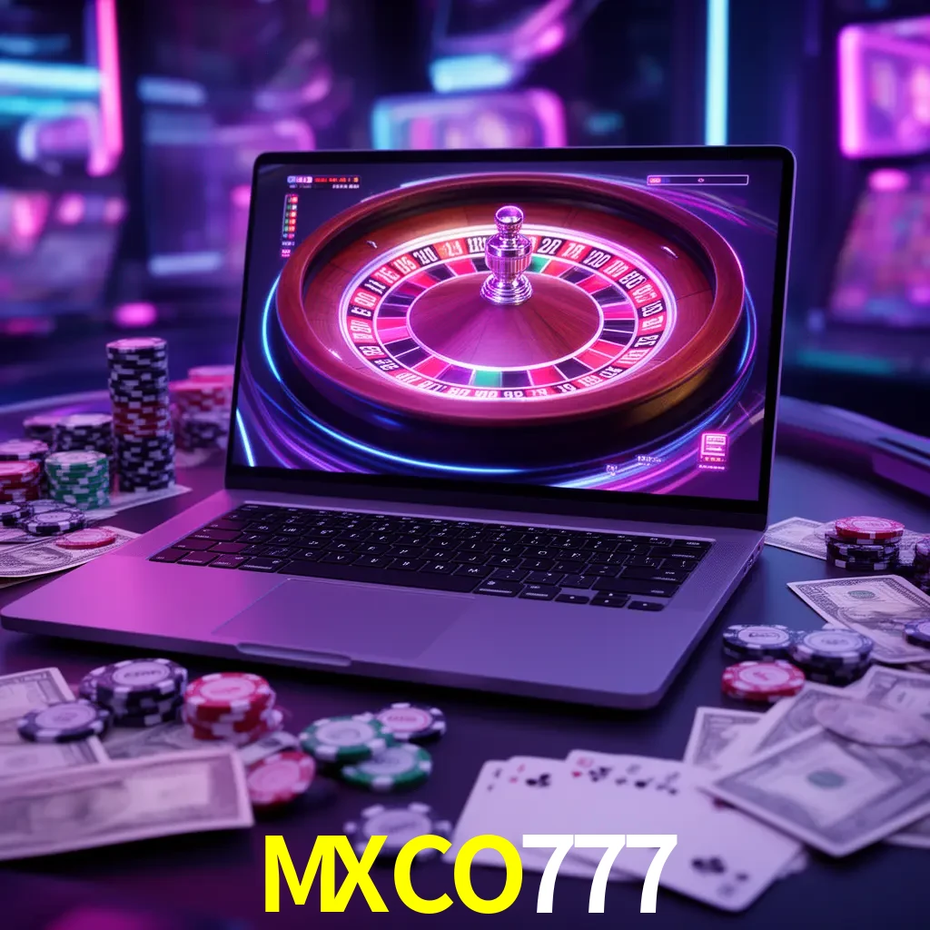 Centro móvil MXCO777 con casino, cajero, bonos, app y acceso de cuenta para México